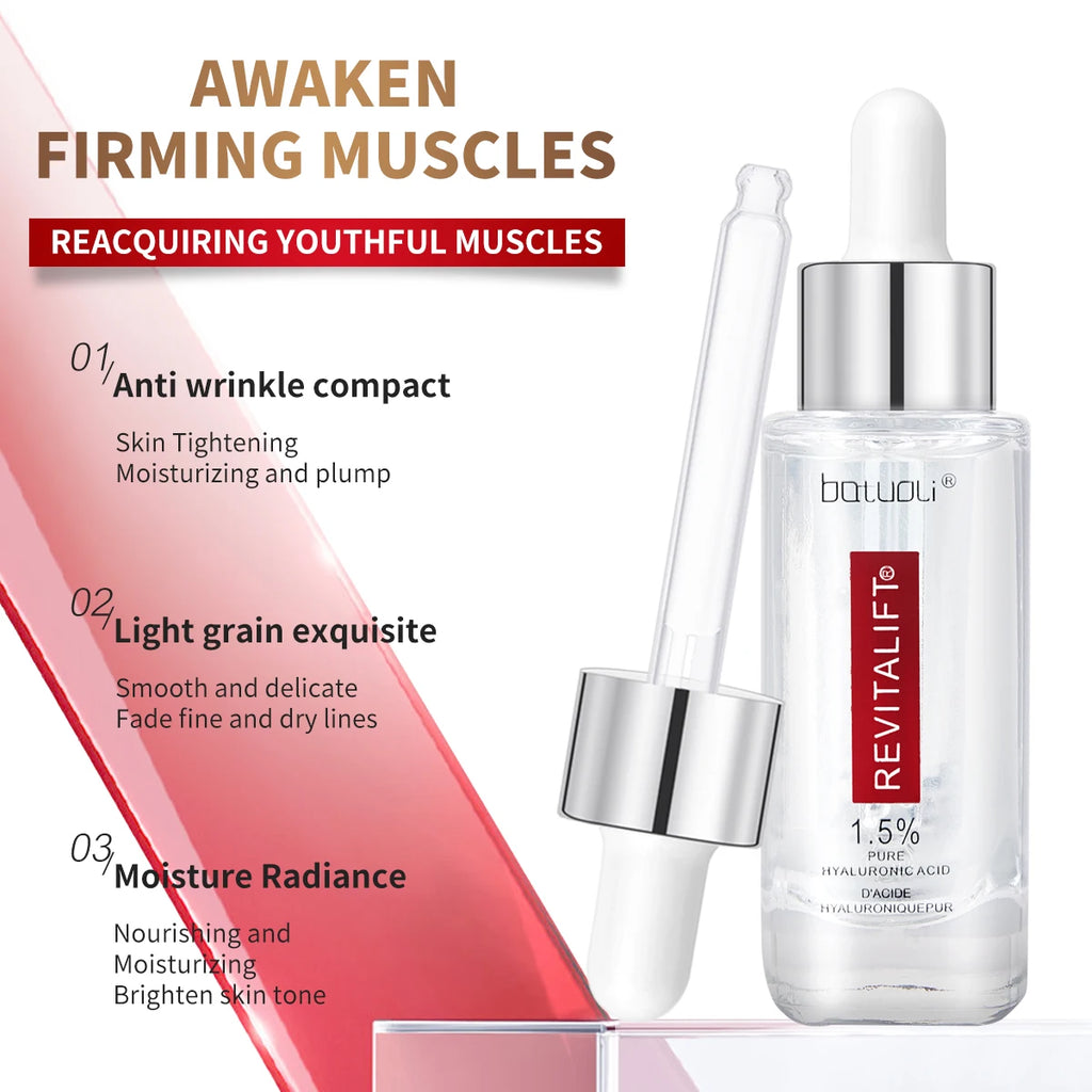 Bset Selling Skin Care Serum Essential Oil 1.5% Hyaluronic Acid Anti Wrinkle and Moisturizing Face Serum for Women Face Care