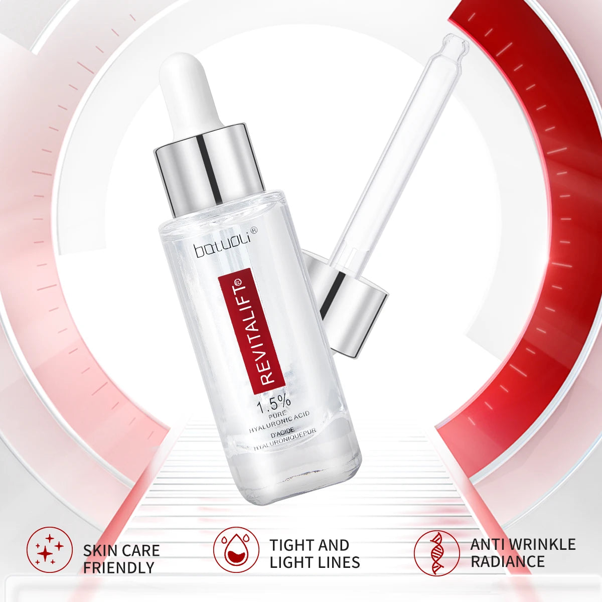 Bset Selling Skin Care Serum Essential Oil 1.5% Hyaluronic Acid Anti Wrinkle and Moisturizing Face Serum for Women Face Care