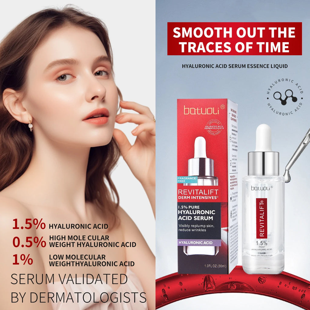 Bset Selling Skin Care Serum Essential Oil 1.5% Hyaluronic Acid Anti Wrinkle and Moisturizing Face Serum for Women Face Care