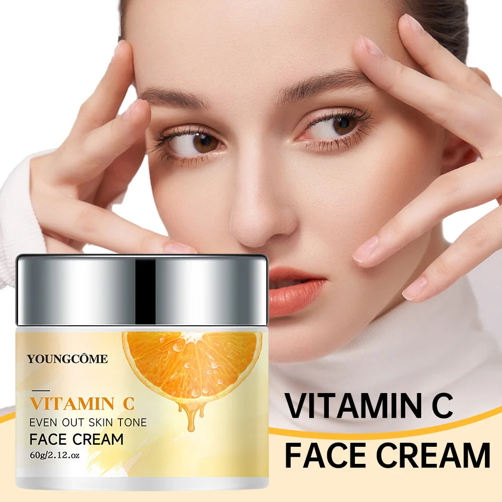Retinol Vitamin C Cream-added Aloe Extract Alcohol-free Deeply Penetrate and Moisturize Dry Skin Anti-aging Cream Moisturizing