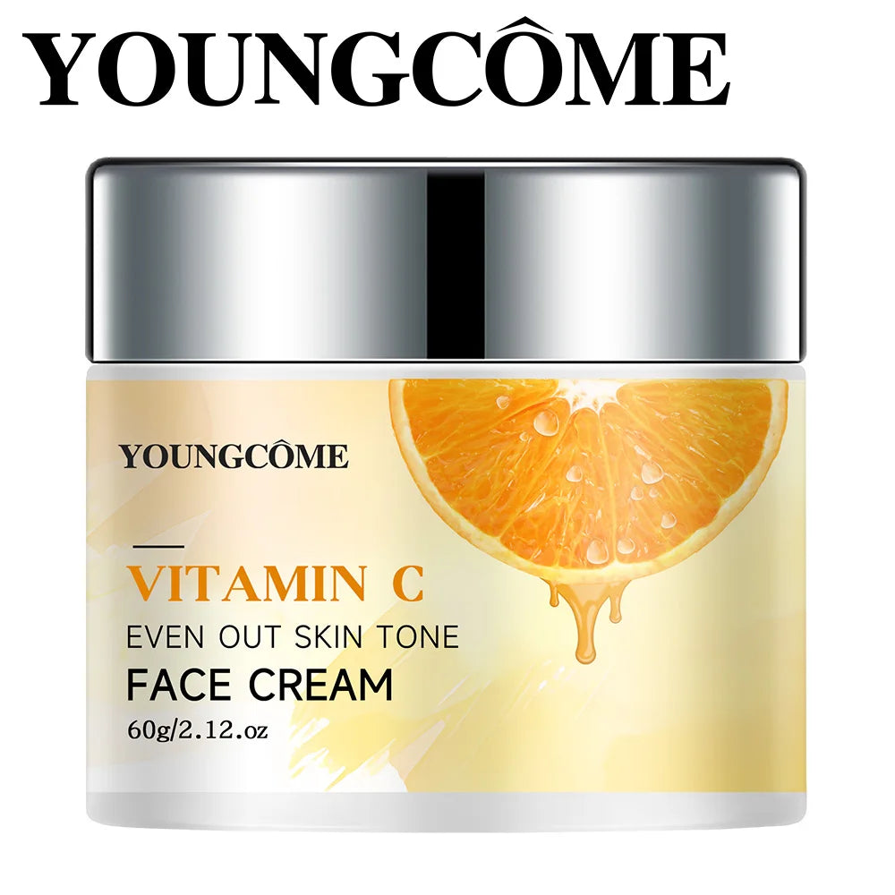 Retinol Vitamin C Cream-added Aloe Extract Alcohol-free Deeply Penetrate and Moisturize Dry Skin Anti-aging Cream Moisturizing