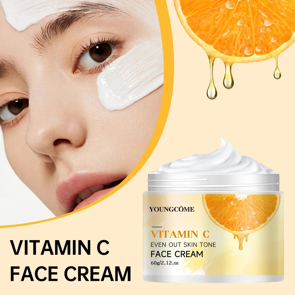 Retinol Vitamin C Cream-added Aloe Extract Alcohol-free Deeply Penetrate and Moisturize Dry Skin Anti-aging Cream Moisturizing